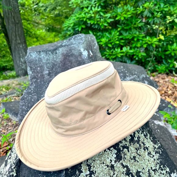 Tilley Other - Tilley LTM6 Airflow Broad Brim Endurables Dark Tan Hat Size 7 7/8 XXL